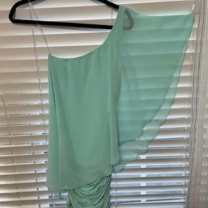 One Shoulder tight and loose dress